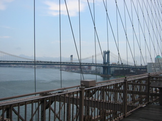 Geroge Washington Bridge from Brooklyn Bridge